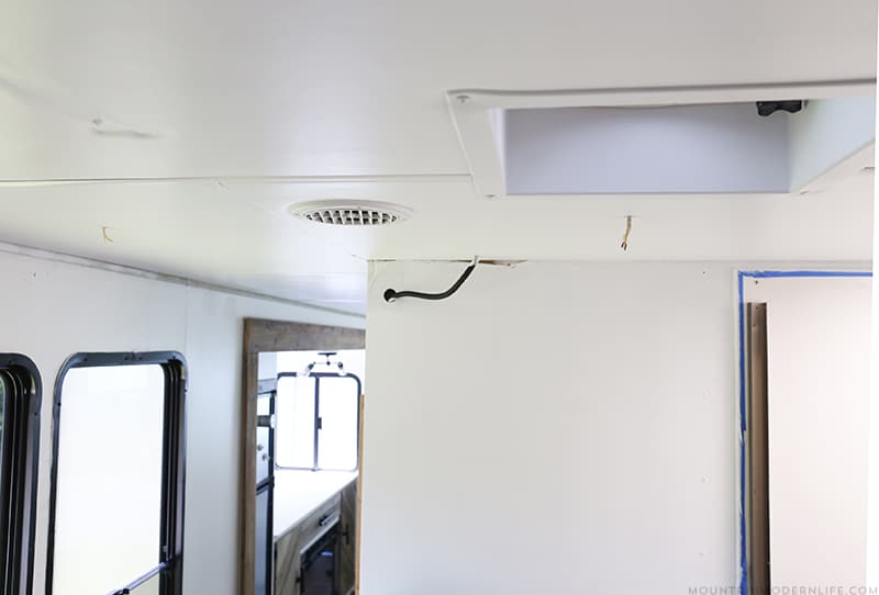 How We Replaced The Ceiling Panel In Our Rv