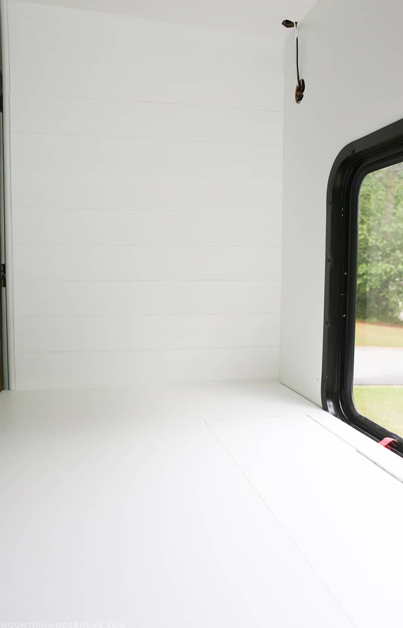 Rustic Modern RV Renovation Progress | MountainModernLife.com