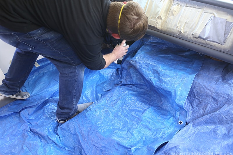 Thinking about painting the dash of your motorhome or vehicle? Come see how easy it is to update your RV dashboard! | MountainModernLife.com