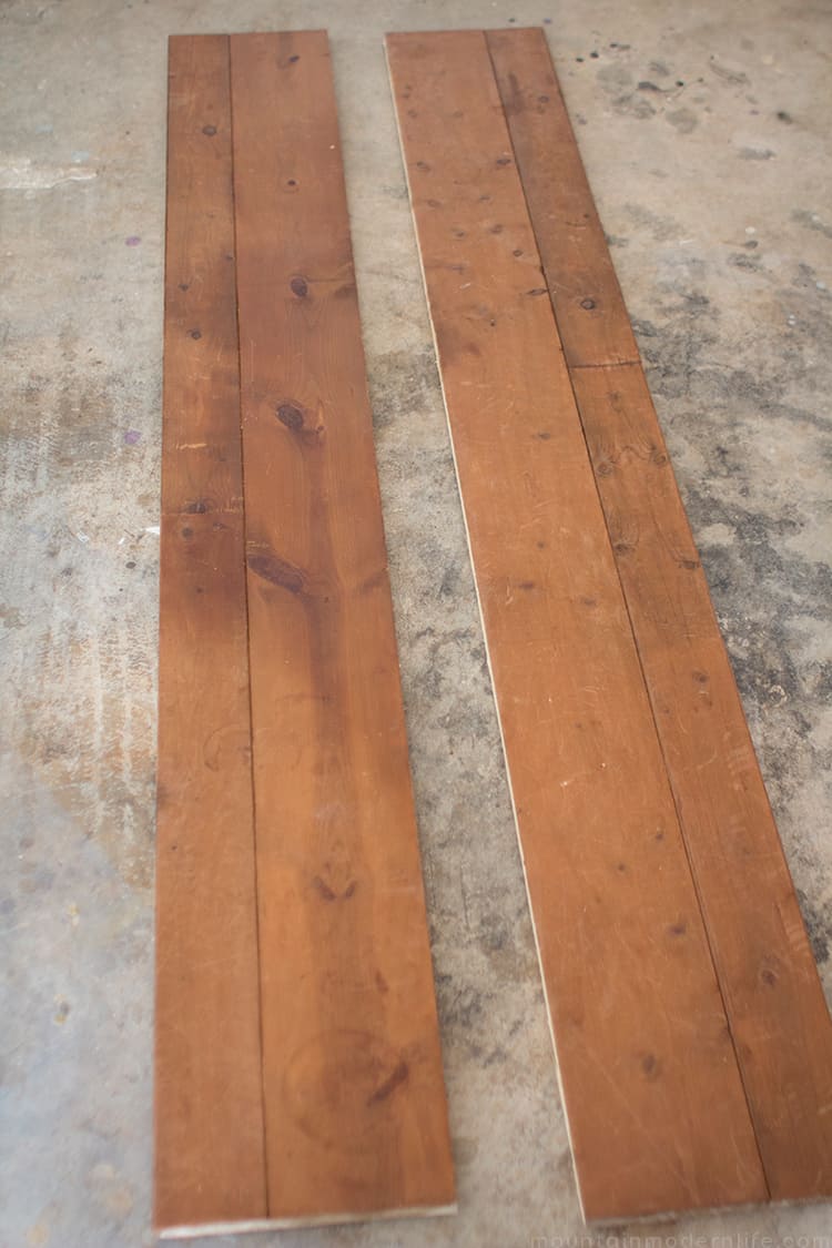 How to Easily Create Rustic Modern Shelves using Pipes | MountainModernLife.com