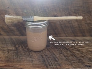 mixing-polyshades-classic-oak-stain-with-mineral-spirits-mountainmodernlife.com