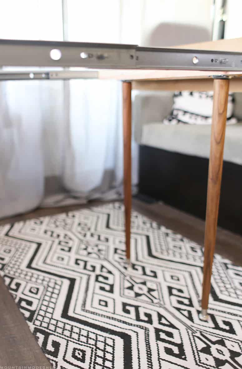 Space Saving Diy Pull Out Table Mountainmodernlife Com