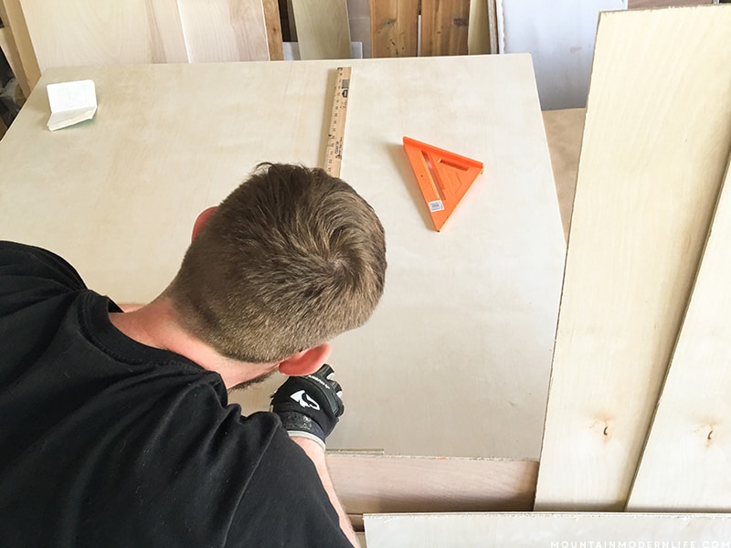 Looking to build a custom seating inside your RV or camper? Come see how we created a custom RV sofa with additional storage space! MountainModernLife.com