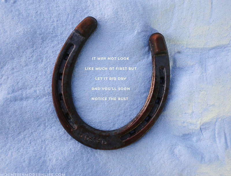 adding rust to metal