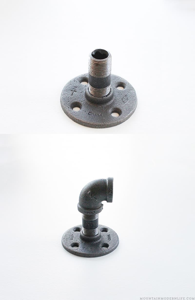 how-to-make-your-own-tp-holder-out-of-pipes-mountainmodernlife-com Looking to add character to your bathroom? See how you can make this rustic toilet paper holder in less than 5 minutes! MountainModernLife.com