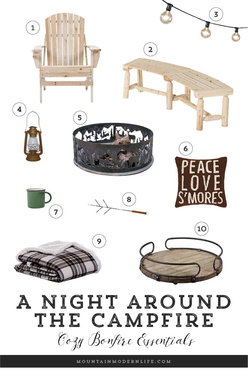 A night around the campfire Cozy Bonfire Essentials