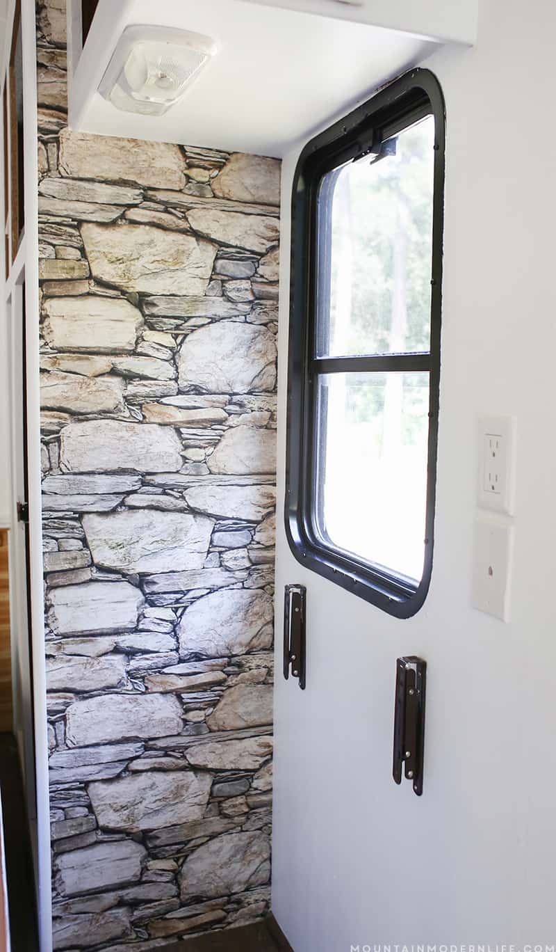 travel trailer accent wall