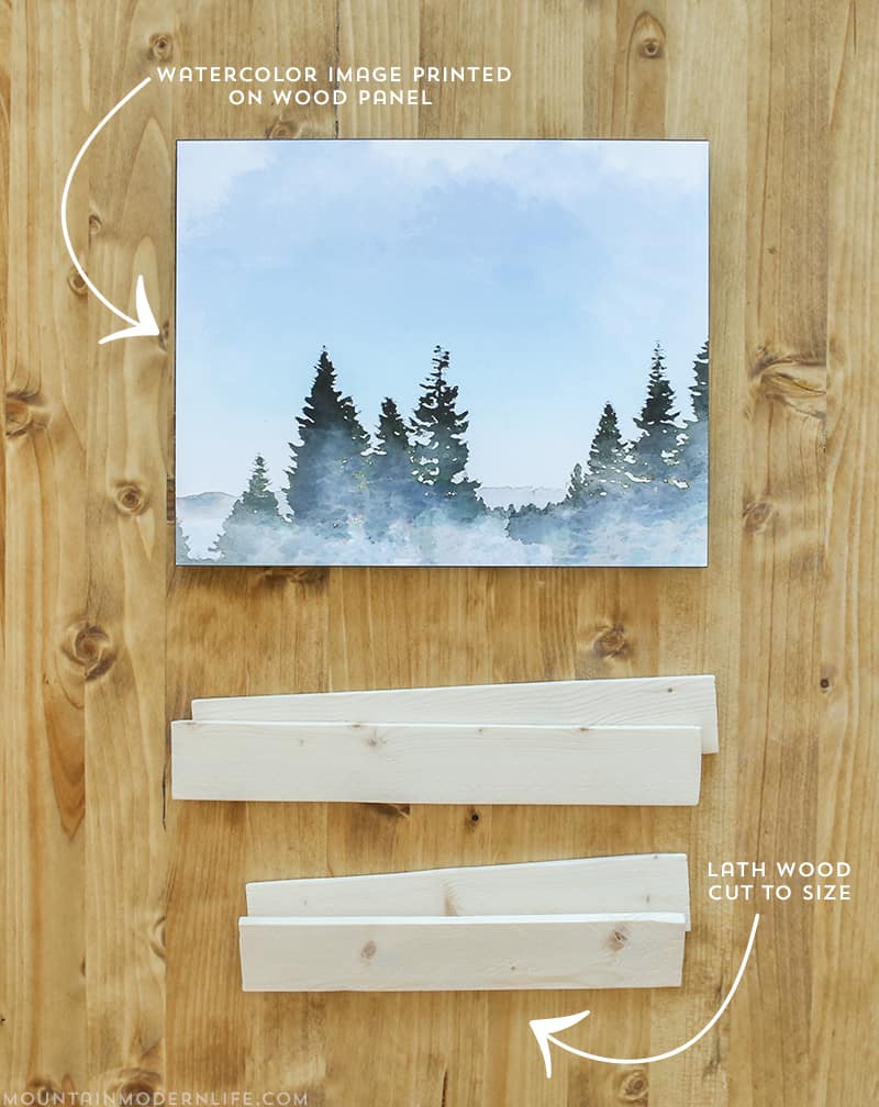 See how easy it is to create custom wall art, plus it's small and lightweight, perfect for a tiny home or RV! MountainModernLife.com