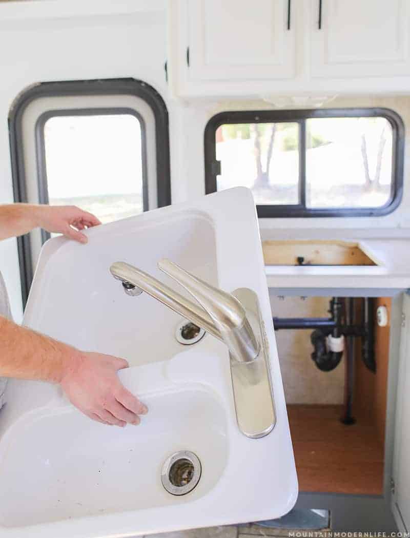 How To Remove Your Rv Kitchen Sink Mountainmodernlife Com