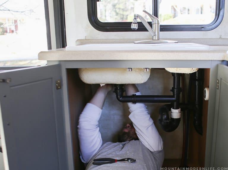 How to Remove Your RV Kitchen Sink