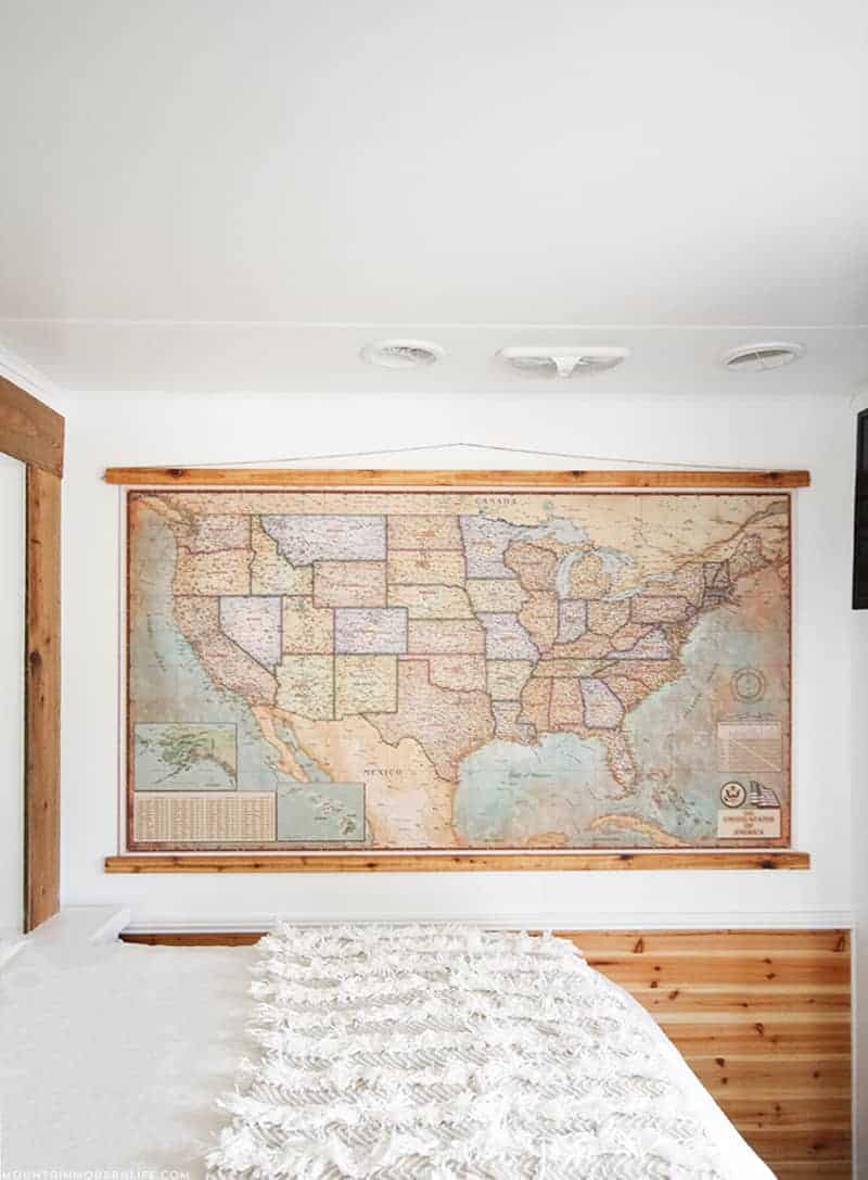 diy-push-pin-vintgae-style-travel-map-wall-decor-in-rv-fave-post-2016-mountainmodernlife-com_ Vintage Style Push Pin Map in RV - 10 Favorite Posts of 2016 | MountainModernLife.com