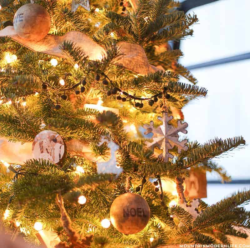 RV Christmas Home Tour - Come see how we decorated our tiny home on wheels for the holidays! MountainModernLife.com