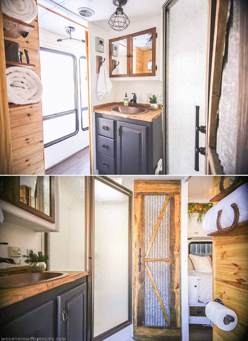 RV Christmas Home Tour - Come see how we decorated our tiny home on wheels for the holidays! MountainModernLife.com