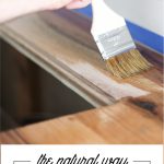 Looking for a Natural Way to Seal Wood Counters? See how we protected our RV kitchen countertops using Tung Oil which is food safe and water resistant!