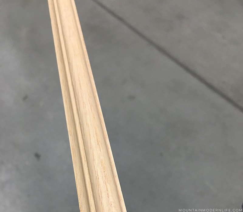 trim-for-kitchen-counters-in-rv-mountainmodernlife.com Looking for an affordable way to update your kitchen counters? Check out this post on how to Create Wood Counters from Flooring in a RV! MountainModernLife.com