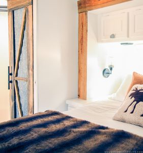 Come see how an outdated RV was transformed into a Mountain Modern Motorhome! #RVremodel #RVrenovation #camperremodel #camperrenovation #campermakeover #RVmakeover #mountainmodernlife #rusticmodern #mountainmodern #tinyhome #beforeafter