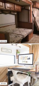 Come see how an outdated RV was transformed into a Mountain Modern Motorhome!