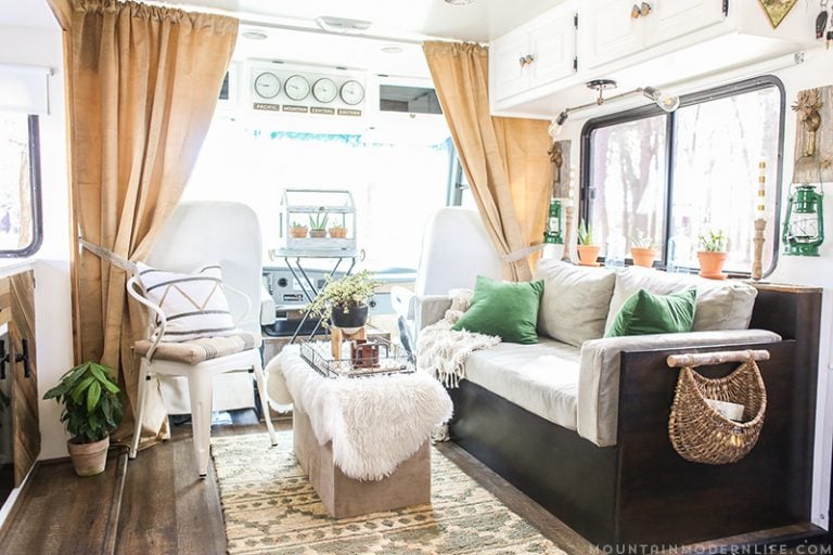 painted RV interior
