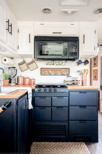 Could you live in less than 300 square feet? See how this outdated motorhome was completely transformed into a rustic modern RV! MountainModernLife.com