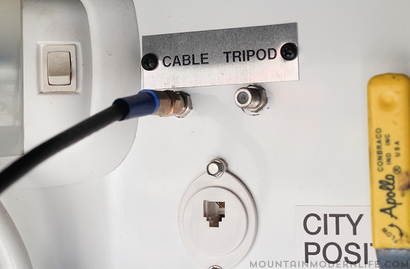 cable-hooked-up-to-RV-mountainmodernlife.com