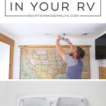 Updating LED Light Fixtures in RV | MountainModernLife.com
