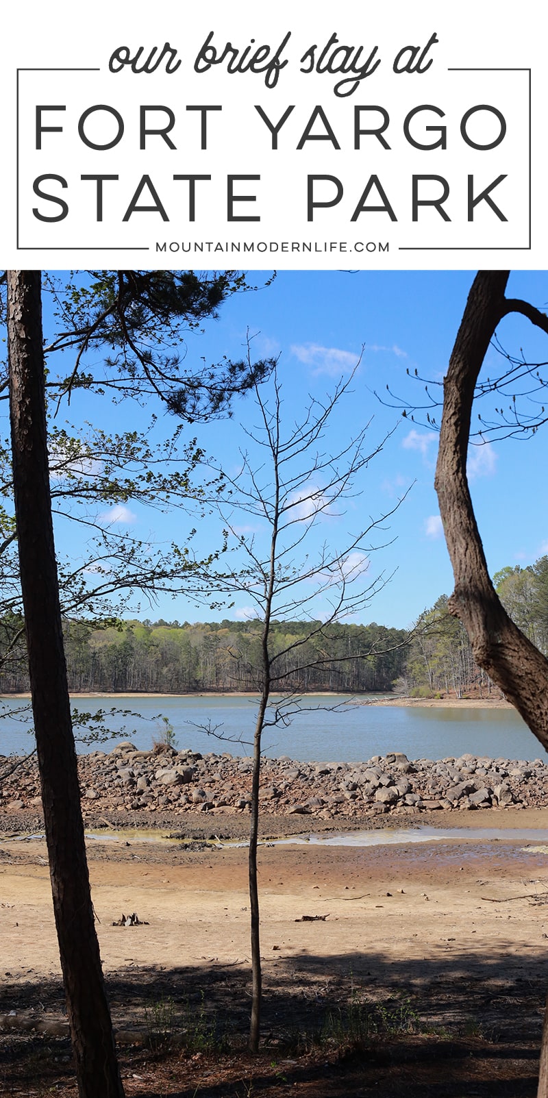 Looking for a RV campground to stay at while traveling through Georgia? Come check out our experience at Fort Yargo State Park. MountainModernLife.com