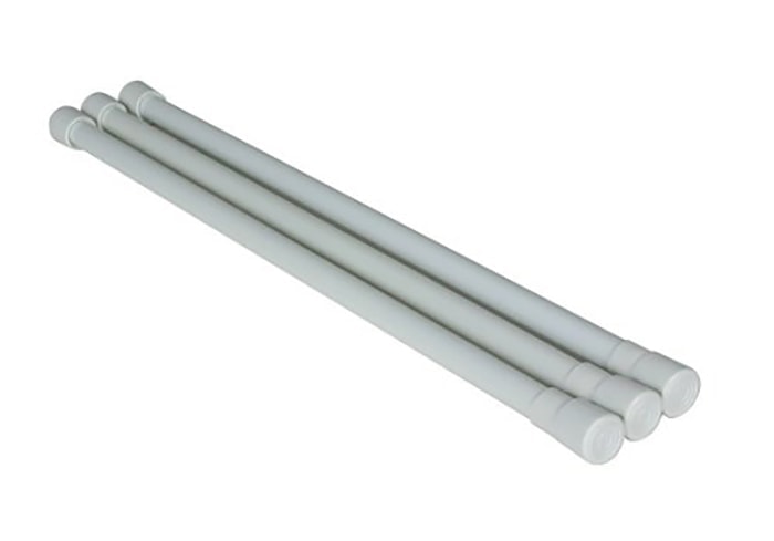 small tension rods for sidelight curtains