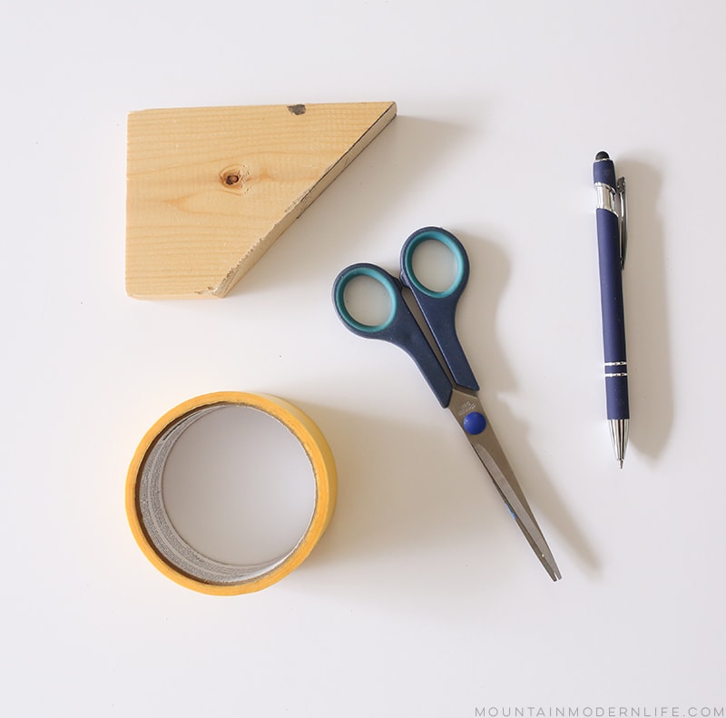 See how easy it is to make this simple rustic modern art, the perfect way to add Southwest or Navajo-inspired design to your home or RV! MountainModernLife.com