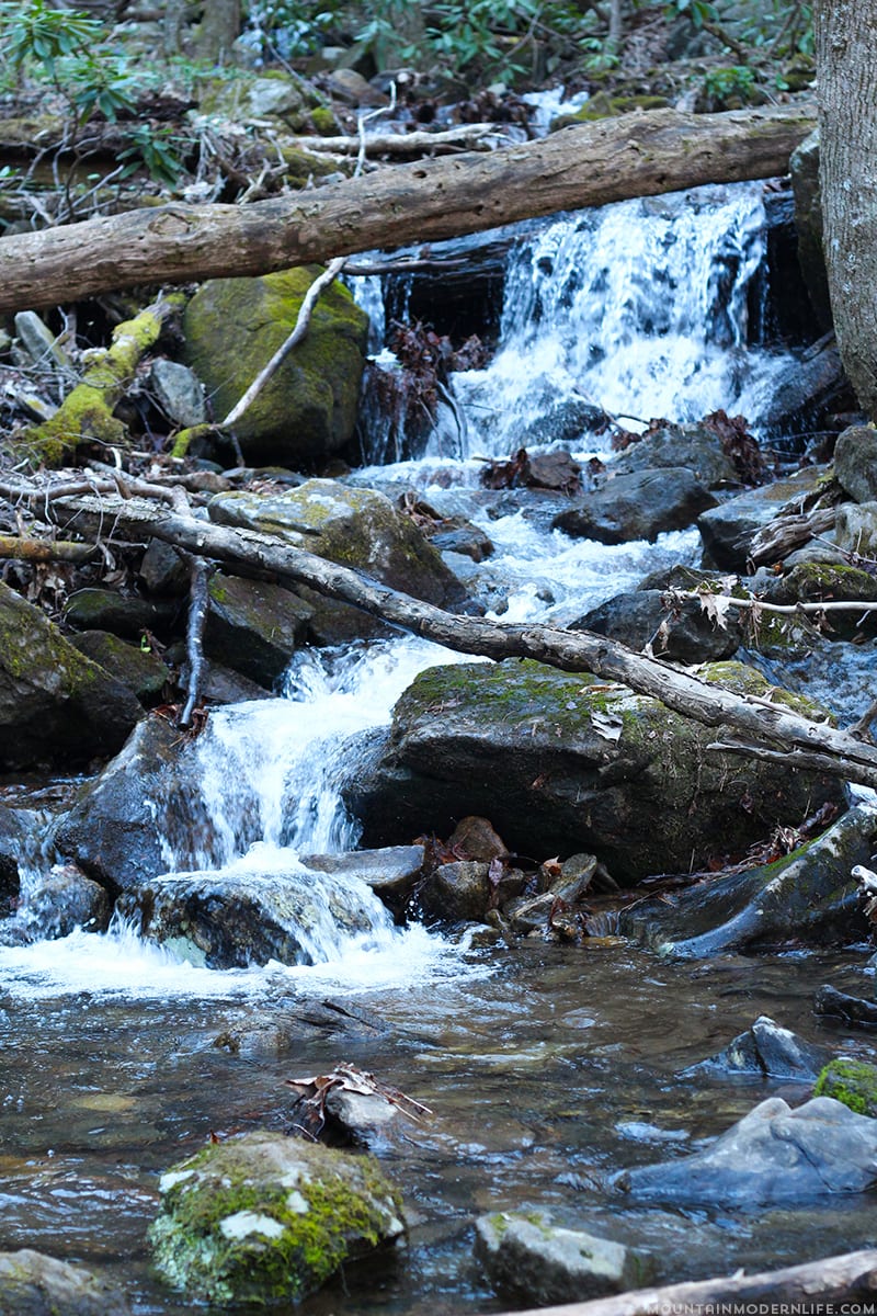 creek-through-the-woods-hiking-vogel-state-park-mountainmodernlife.com Looking for a weekend getaway or a place to day hike? Consider exploring Vogel State Park in the North Georgia Mountains. | Mountainmodernlife.com