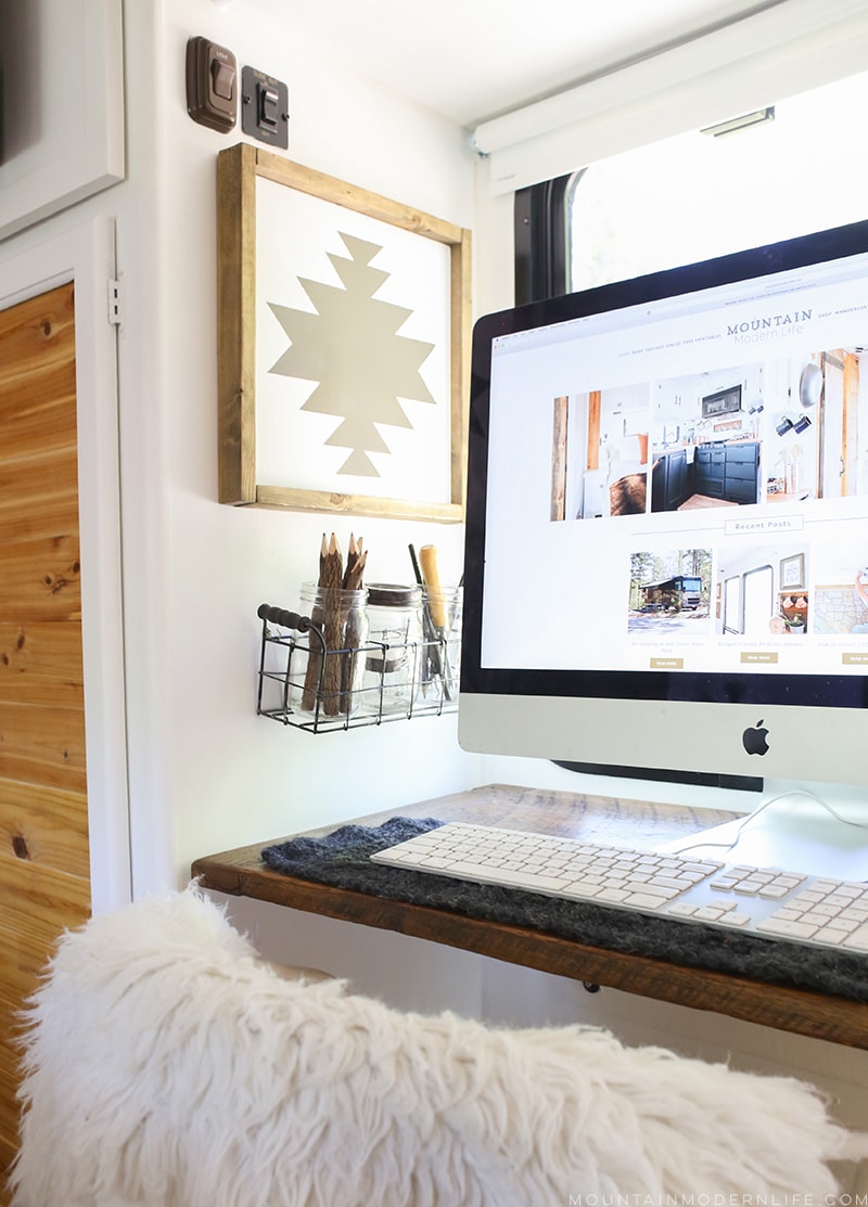 See how easy it is to make this Navajo-inspired wall art, the perfect way to add rustic or Southwest decor to your home or RV! MountainModernLife.com