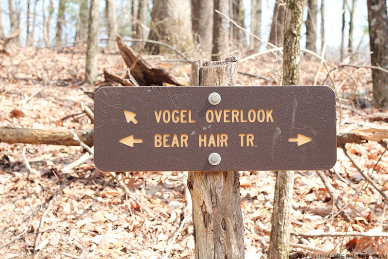 vogel-state-park-lookout-sign-mountainmodernlife.com Looking for a weekend getaway or a place to day hike? Consider exploring Vogel State Park in the North Georgia Mountains. | Mountainmodernlife.com