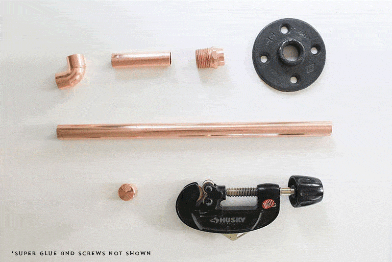 Rustic Modern DIY Paper Towel Holder using Copper Pipe Fittings | MountainModernLife.com