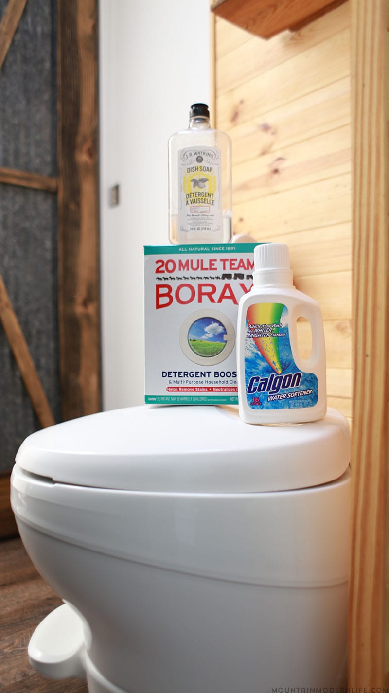 An Eco-Friendly Way to Keep RV Tanks Clean | MountainModernLife.com Borax And Dawn To Clean Rv Tanks