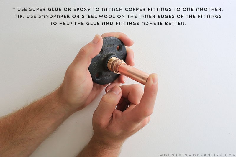 Add character to your kitchen with this Rustic Modern DIY Paper Towel Holder! It's easier than you think! MountainModernLife.com