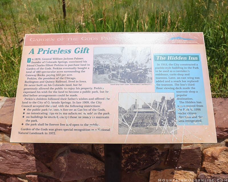 Looking for something free to do around Colorado Springs? Visit Garden of the Gods and see stunning rock formations set against spectacular mountain views! MountainModernLife.com