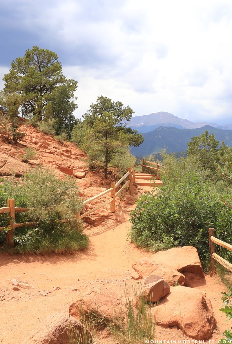 Looking for something free to do around Colorado Springs? Visit Garden of the Gods and see stunning rock formations set against spectacular mountain views! MountainModernLife.com