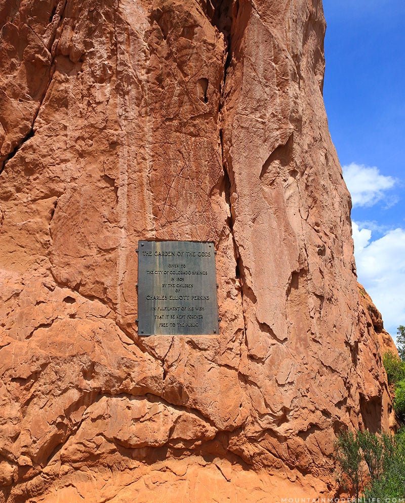 Looking for something free to do around Colorado Springs? Visit Garden of the Gods and see stunning rock formations set against spectacular mountain views! MountainModernLife.com