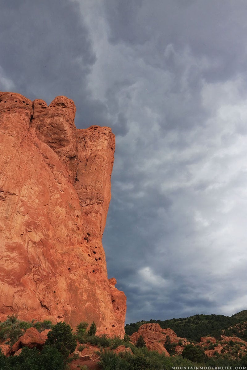 Looking for something free to do around Colorado Springs? Visit Garden of the Gods and see stunning rock formations set against spectacular mountain views! MountainModernLife.com