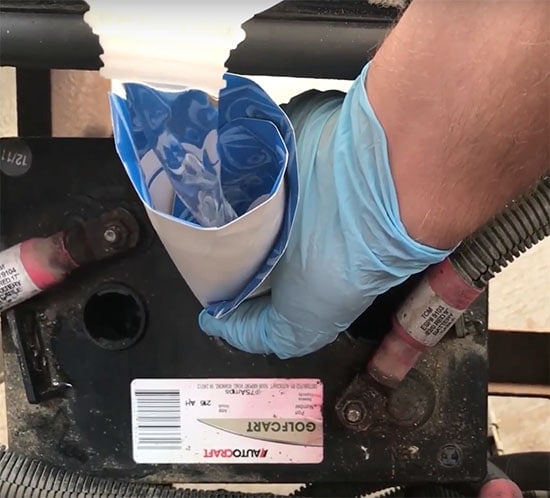 Adding water to our RV house batteries
