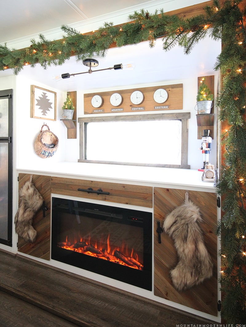 Cozy Cabin-Inspired Christmas in the Camper | MountainModernLife.com