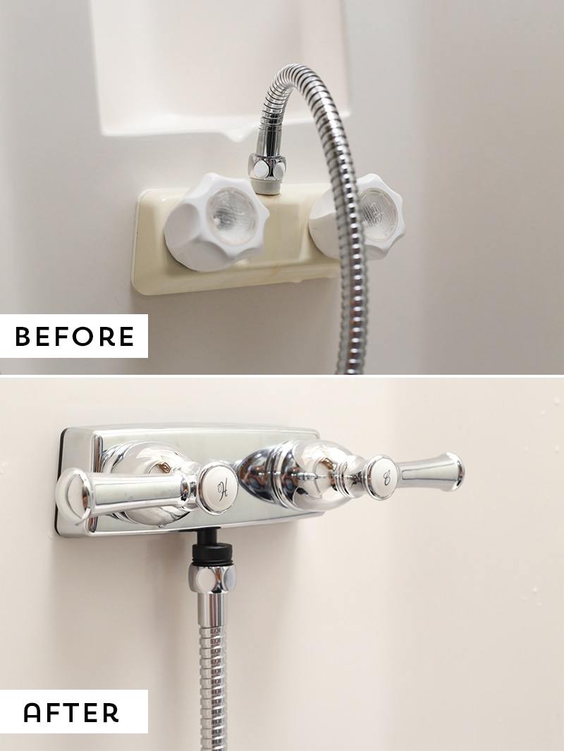 How To Replace An Rv Shower Faucet Mountain Modern Life
