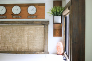 Looking for ways to add warmth and texture to your home or RV? See how easy it is to make burlap roller shades! MountainModernLife.com