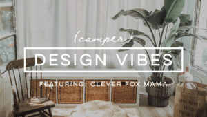 Tour this&nbsp;tiny home that feels more like a cozy cottage than a camper! Photos from CleverFoxMama (Instagram)