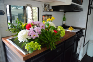 Tour this modern industrial RV Renovation from Us 3 + the RV! Featured on MountainModernLife.com