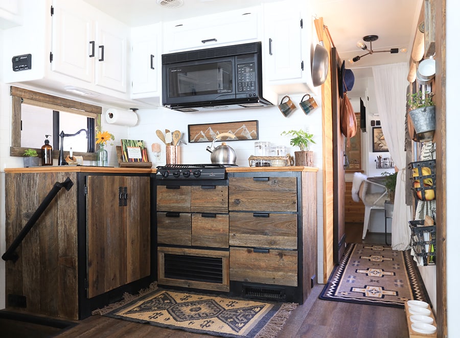 Diy Reclaimed Wood Kitchen Cabinets Mountain Modern Life