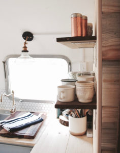 Tour this Modern Eclectic Airstream Renovation from Genuinely Ginger | Featured on MountainModernLife.com