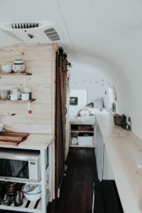 Tour this Modern Eclectic Airstream Renovation from Genuinely Ginger | Photo by Maddie Olling | Featured on MountainModernLife.com