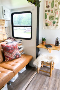 (Camper) Design Vibes Featuring ThoseByrneGirls: See how a family of 6 travels in this bohemian-inspired Camper! MountainModernLife.com