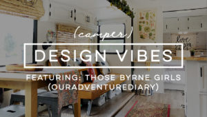(Camper) Design Vibes Featuring ThoseByrneGirls: See how a family of 6 travels in this bohemian-inspired Camper! MountainModernLife.com