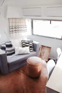 Tour this Modern Eclectic Airstream Renovation from Genuinely Ginger | Featured on MountainModernLife.com